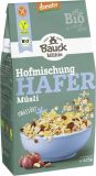 Bauck Mühle Muesli à l'avoine Demeter sans gluten, mélange fermier, 425 g