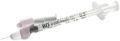 BD SAFETYGLIDE Seringues à insuline 1 ml, 100 pièces
