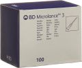BD MICROLANCE 3 aiguilles 0.50x16mm orange 100 pièces