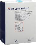 BD SAF-T-INTIMA 22G 0.9x19mm bleu 25 pièces