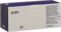 BD YALE SPINAL aiguilles 22G 0.7x90mm noir 25 pièces