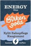 Birkengold Chewing-gum énergétique à la menthe, 28 g