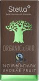 Chocolat Stella Noir Chocolat 60% Baobab, 100 g