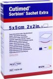 Cutimed Sorbion Sachet Extra 5 x 5 cm, 5 Stück