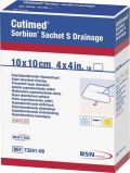Cutimed Sorbion Sachet S Drainage 10 x 10 cm, 10 Stück