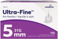 Embecta ULTRA-FINE Pen Nadel 31G 0.25x5mm, 105 Stück