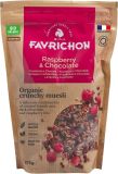 Favrichon Muesli croustillant framboise et chocolat, 375 g
