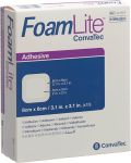 CONVATEC Foam Lite Silikon-Schaumverband 8 x 8 cm, 10 Stück