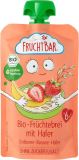 FRUCHTBAR bouillie de fruits avoine biologique fraise banane, 120 g