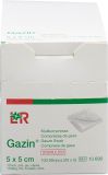 GAZIN Mullkompress Set 5x5cm 12-fach steril, 20 x 5 Stück