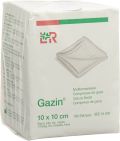 GAZIN Mullkompressen 10x10cm 8-fach unsteril, 100 Stück