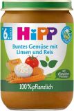HIPP Bio Gemüse mit Linsen und Reis Glas, 190 g