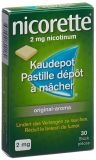 NICORETTE Original Kaudepots 2mg, 30 Stück
