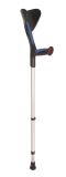 SUPAIR Krücke Alu blau Softgriff 140 kg, 1 Paar