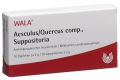 WALA Aesculus/Quercus comp suppositoires, 10 x 2 g
