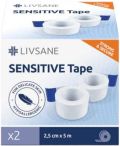 LIVSANE Sensitiv Fixierpflaster 2.5cmx5m, 2 Stück