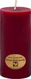 Kerzenfarm Bougie pilier en cire d'abeille rouge 45x45x90cm