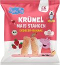 KRÜMEL Corn Sticks Fraise-Banane Bio Sachet, 25 g