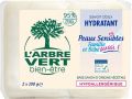 L'ARBRE VERT savon éco peaux sensibl fr 2 x 100 g