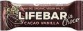 Lifefood Lifebar InChoco Cacao Nibs Vanille, 40 g