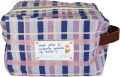 Lili Pepper Organic Cotton Pouch Check Multi SMALL