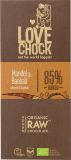 lovechock Chocolat cru aux amandes & baobab 85%