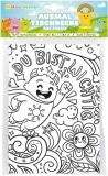 Mal mich bunt Nappe en papier à colorier « Mutmachbande », 1 pièce
