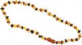 MAINARDI Natur Bernstein 32 cm farbig Drehverschluss