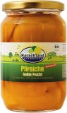 Marschland Naturkost Pfirsiche, halbe Früchte im Glas, 720 ml