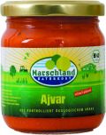 Marschland Naturkost Ajvar scharf im Glas, 200 g