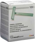 MEDIWARE rasoir jetable avec protection de la lame non stérile vert