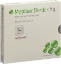 MEPILEX Ag Border pans hydrocell 10x10cm 5 pièces
