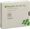 MEPILEX Ag Border pans hydrocell 7.5x7.5cm 5 pièces