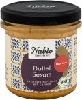 Nabio Crème à tartiner onctueuse datte-sésame aux noix de cajou, 135 g