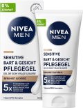 NIVEA Men Sensitive Gel Soin Barbe & Visage, 50 ml
