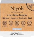Niyok 4in1 douche solide corps cheveux visage barbe, 80