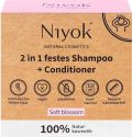 Niyok Blossom Shampooing et après-shampooing solide, 80g