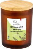 Aromalife Bergamotte Lavendel Duftkerze im Glas