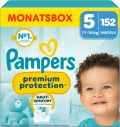 Pampers Premium Protection taille 5 11-16kg Junior boîte mensuelle,, 152 pièces