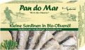 Pan do Mar Petites sardines à l'huile d'olive bio, 120 g