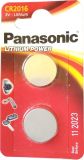 PANASONIC piles boutons CR2016 2 pièces