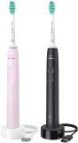 PHILIPS Sonicare 3100 Doppelpack rose-schwarz