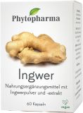 Phytopharma Ingwer Kapseln, 60 Stück