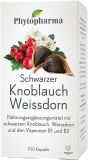 Phytopharma Schwarzer Knoblauch Weissdorn Kapseln, 100 Stück