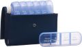 PILBOX Maxi Medikamentenspender navy blue DE/FR