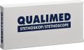 QUALIMED Doppelkopf-Stethoskop NURSE rot