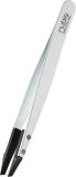 RUBIS Pincette Techno polymère biseauté blanc Inox