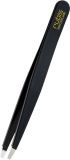 RUBIS Pincette droite noire Inox