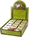 Savon Saling au lait de brebis mélangé (9x neutre, savon pour enfants, miel), 100 g