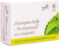 Saling Shampoo-Seife Brennnessel fettiges strapaziertes Haar Schafmilch, 125 g